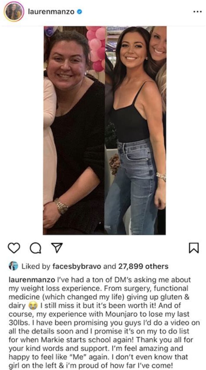 How Did Lauren Manzo Lose Weight?