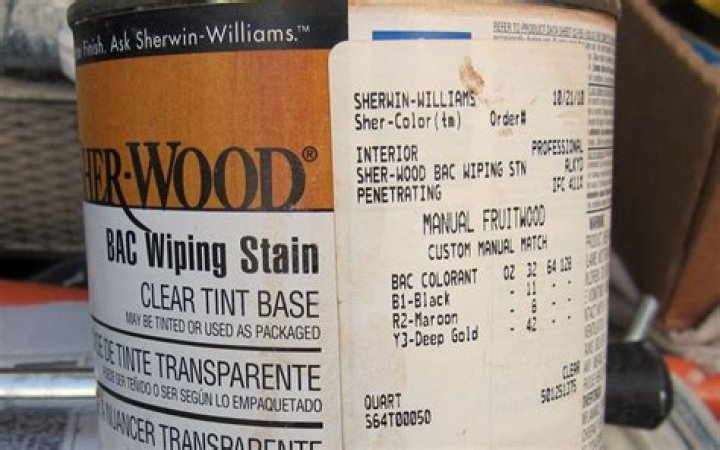 How do you use Sherwood wipe stain?