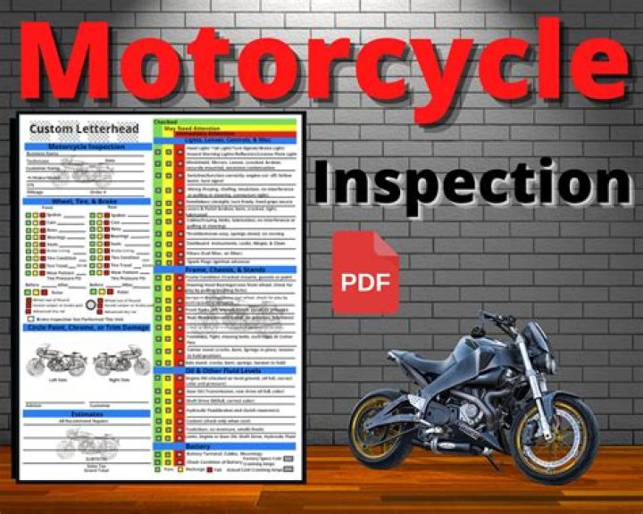 How much is a motorcycle inspection in NY?