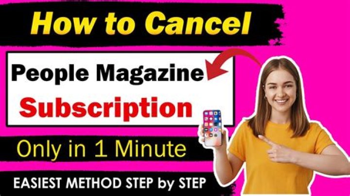 How To Cancel People Magazine Subscription?