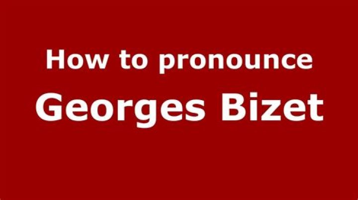 How to pronounce bizet