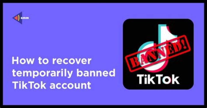 How to recover temporarily banned TikTok account UAATEAM