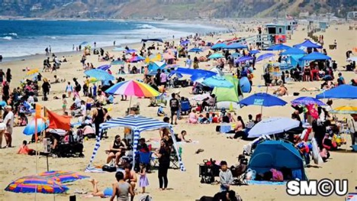 Huntington Beach Packed Amid Pandemic