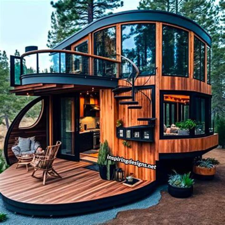 Inside my L-shaped tiny home built for $10k from Lowe's sheds