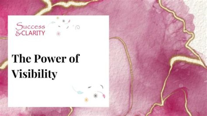 Insights, Discoveries, And The Power Of Visibility