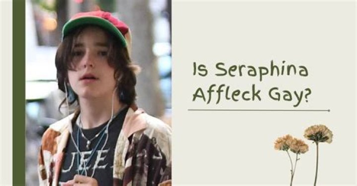 is seraphina affleck gay