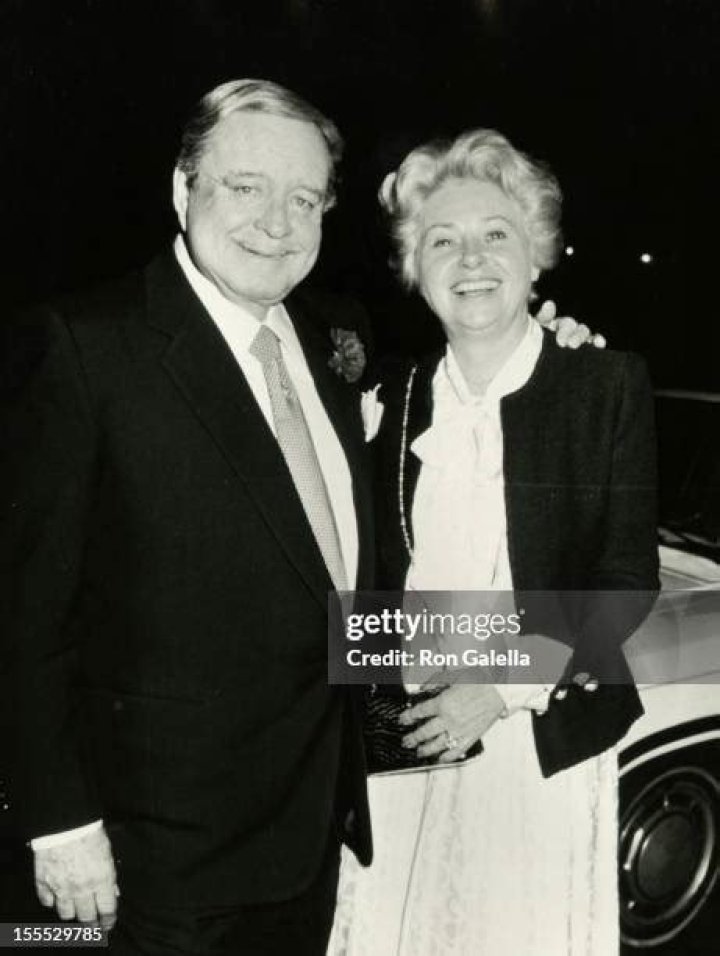 Jackie Gleason and wife Marilyn Gleason 1985 Photo By Adam Scull