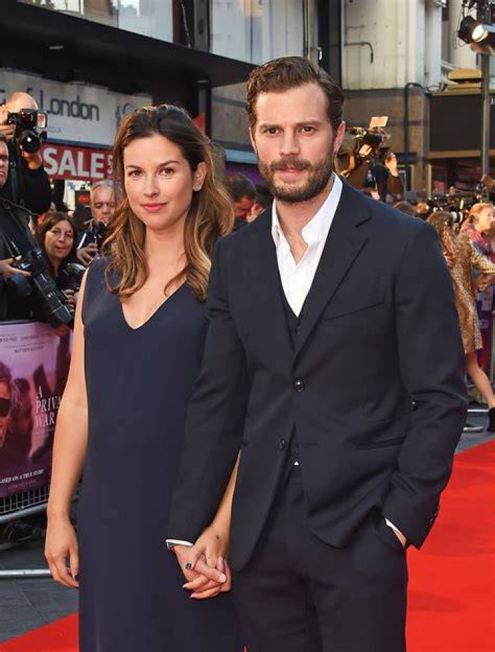 Jamie Dornan and Amelia Warner with their kids Dulcie and Elva Jamie