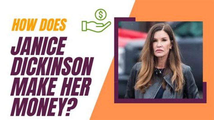Janice Dickinson Net Worth OtakuKart