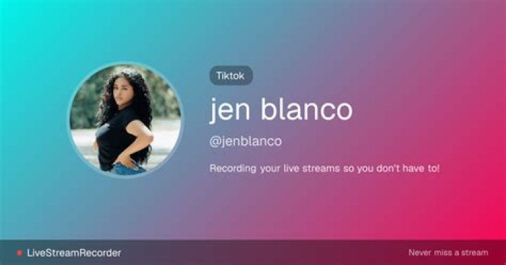Jen Blanco viraljjen TikTok