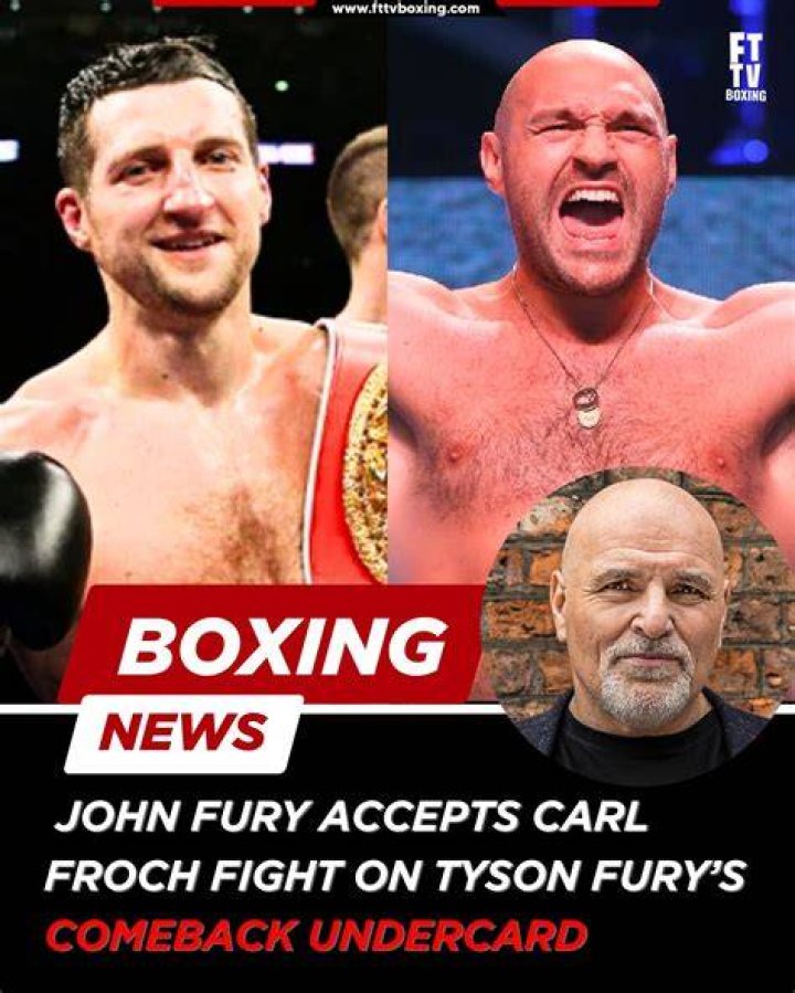 John Fury has a boxing record of 841, fought Henry Akinwande, named