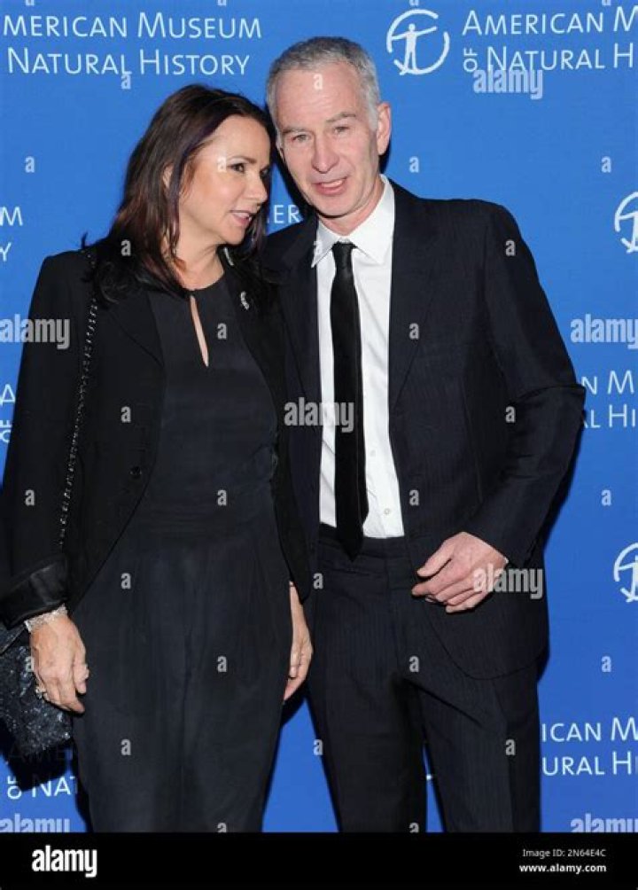 John McEnroe, wife Patty Smyth, her daughters, Anna and Ava , and his