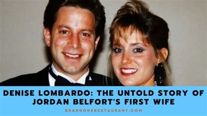 Jordan Belfort Wife Denise Lombardo &mdash; A Tale of Love, Marriage, and