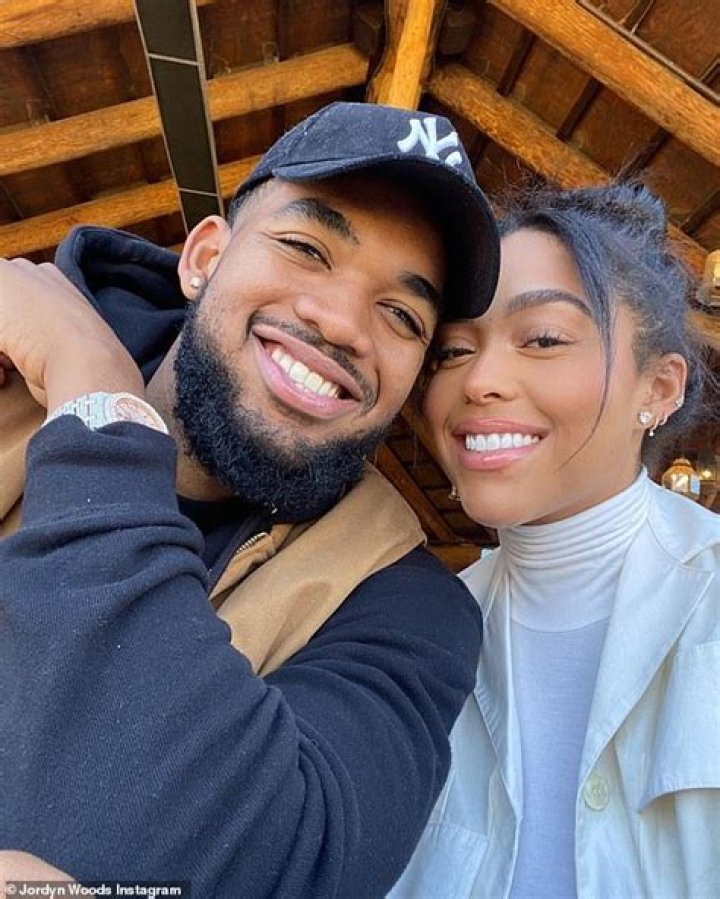 Jordyn Woods and boyfriend KarlAnthony Towns shoot down rumors he was