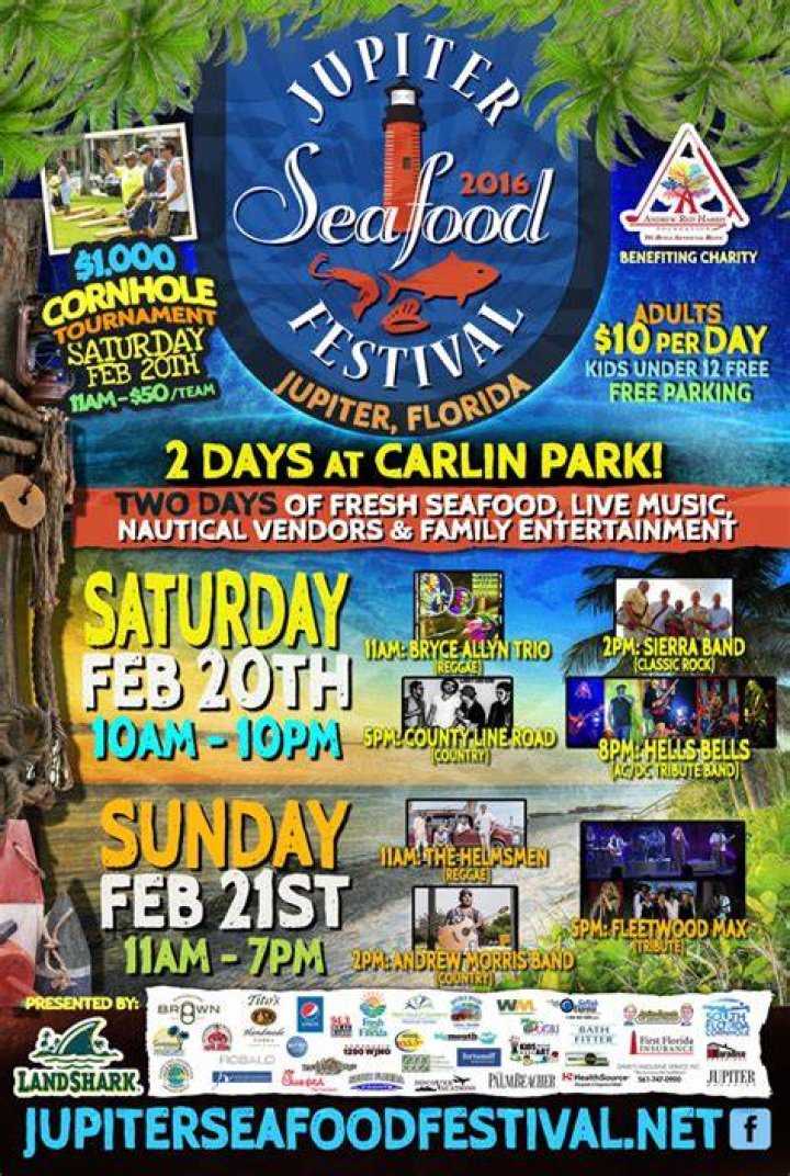 Jupiter Seafood Festival February 23 & 24, 2019 Coastal Angler & The