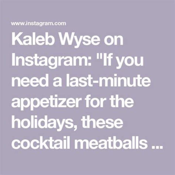 Kaleb Wyse on Instagram “I don’t only make sweets at Christmas! I also
