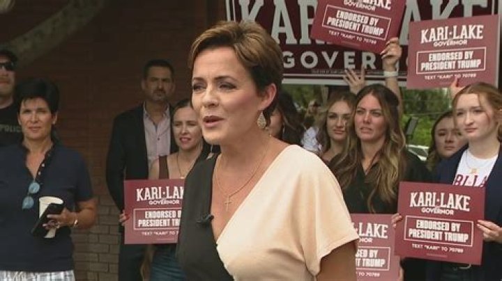 Kari Lake declares victory in AZ Republican governor&rsquo;s primary