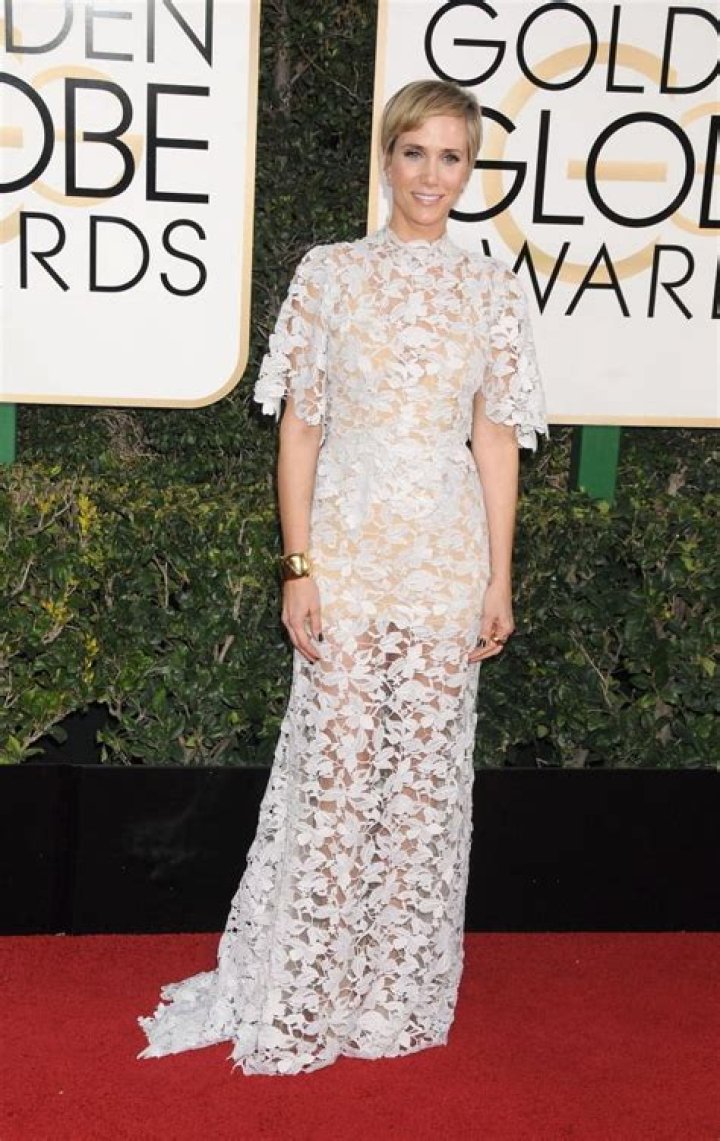 Kristen Wiig from 2017 Golden Globes Red Carpet E! News