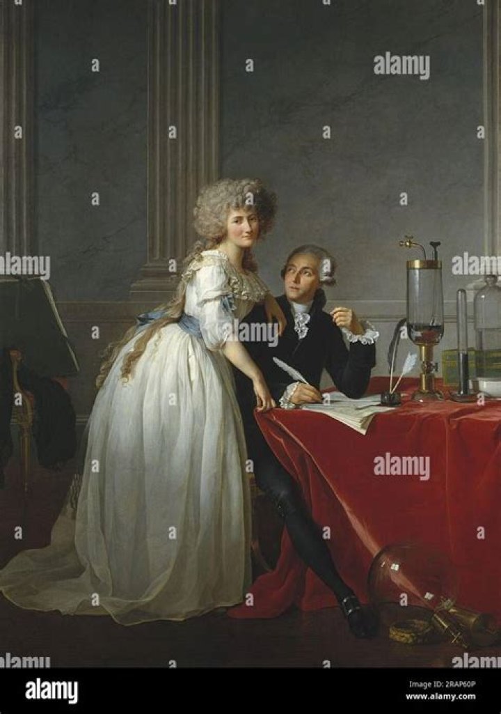 Lavoisier and his wife, 1788 Stock Image C041/9960 Science Photo