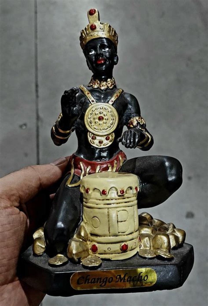 LG119013 13 Inches Chango Statue Orisha Shango Estatua Love's Gift
