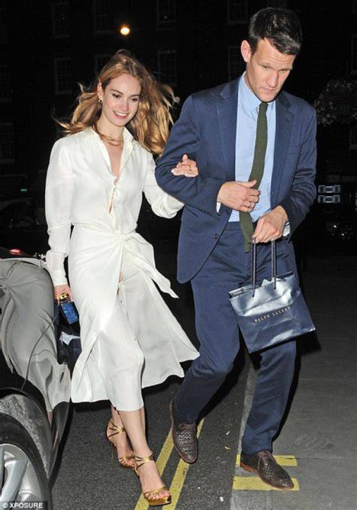 Lily James joins Matt Smith at premiere of Charlie Says in Venice