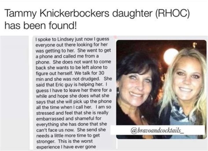 Lindsey Knickerbocker’s Missing Daughter Tammy Knickerbocker And Husband Lindsey Knickerbocker