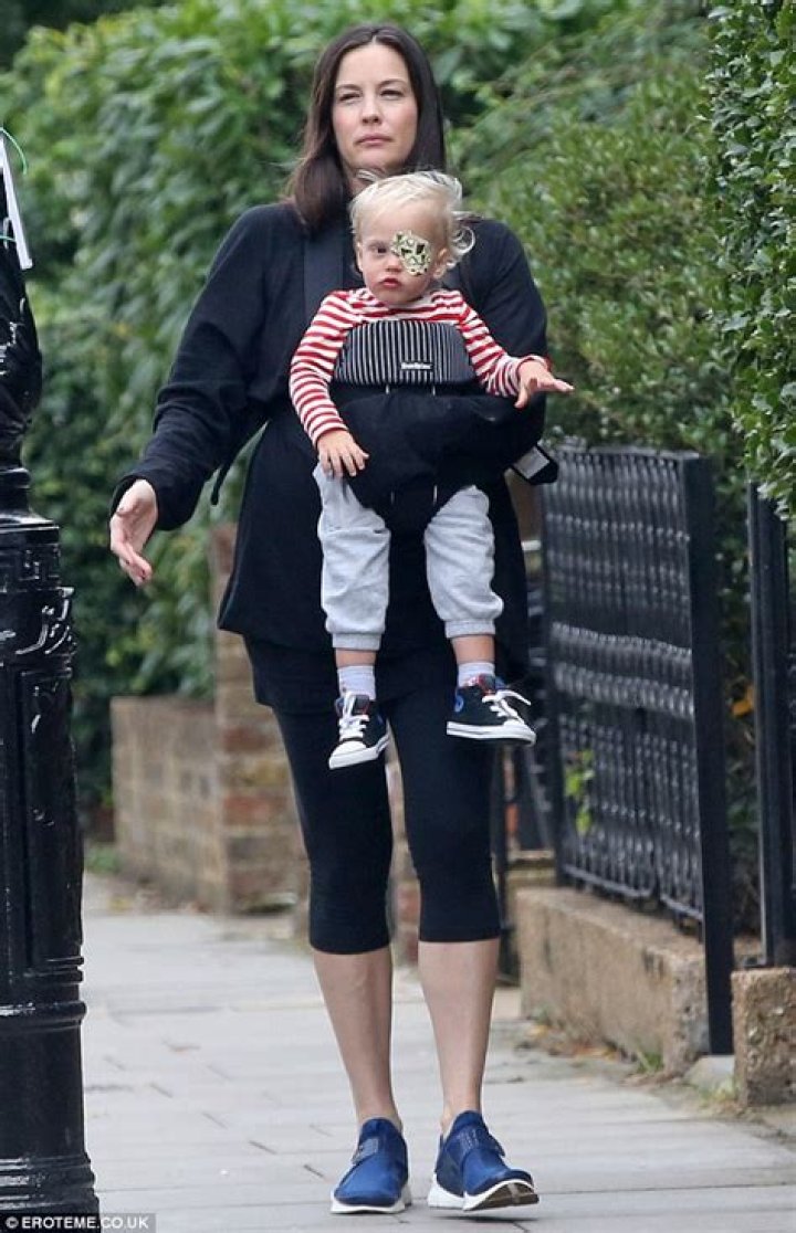 Liv Tyler heads on family stroll with hubby Dave Gardner and sweet son