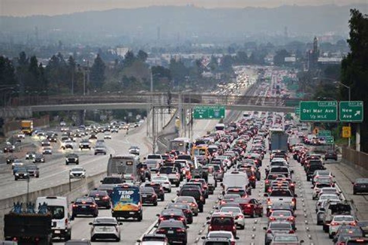 Los Angeles Traffic Photograph by Josh Fuhrman