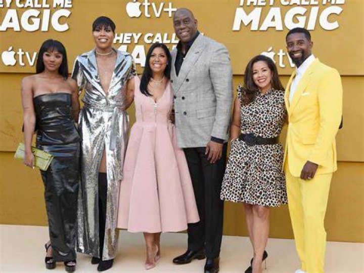 Magic Johnson and His Family — Including Son EJ — Hit the Red Carpet