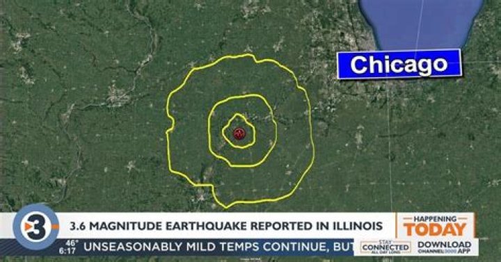 Magnitude 3.6 earthquake rattles northern Illinois