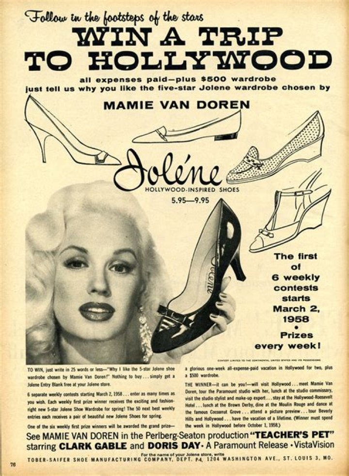 Mamie Van Doren Ethnicity of Celebs