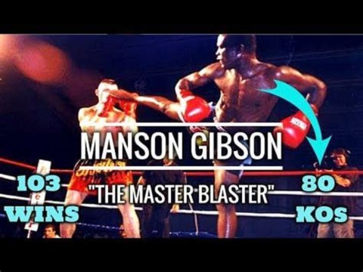 Manson Gibson The Master Blaster (Knockouts & Highlights