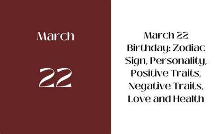 march 22 birthday