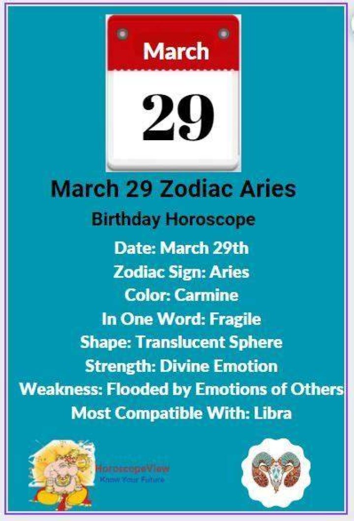 march 29 birthday