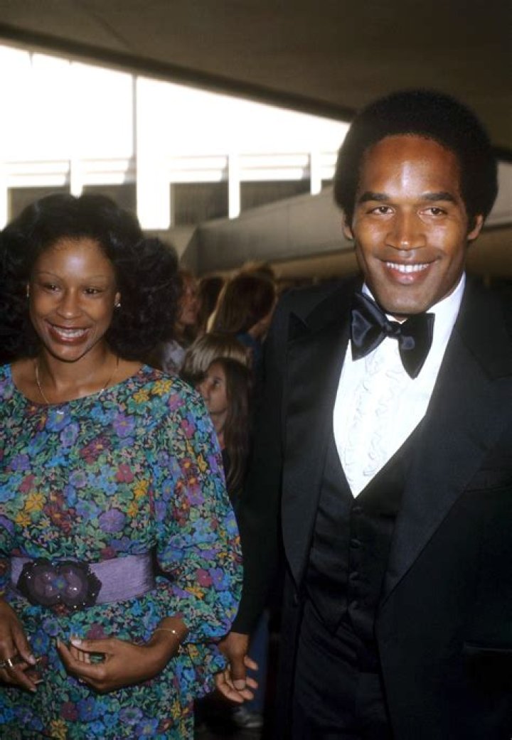 Marguerite Whitley with her ex-husband O.J.