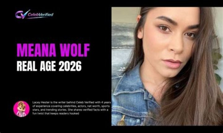 Meana Wolf Age, Wiki, Photos, and Biography FilmiFeed