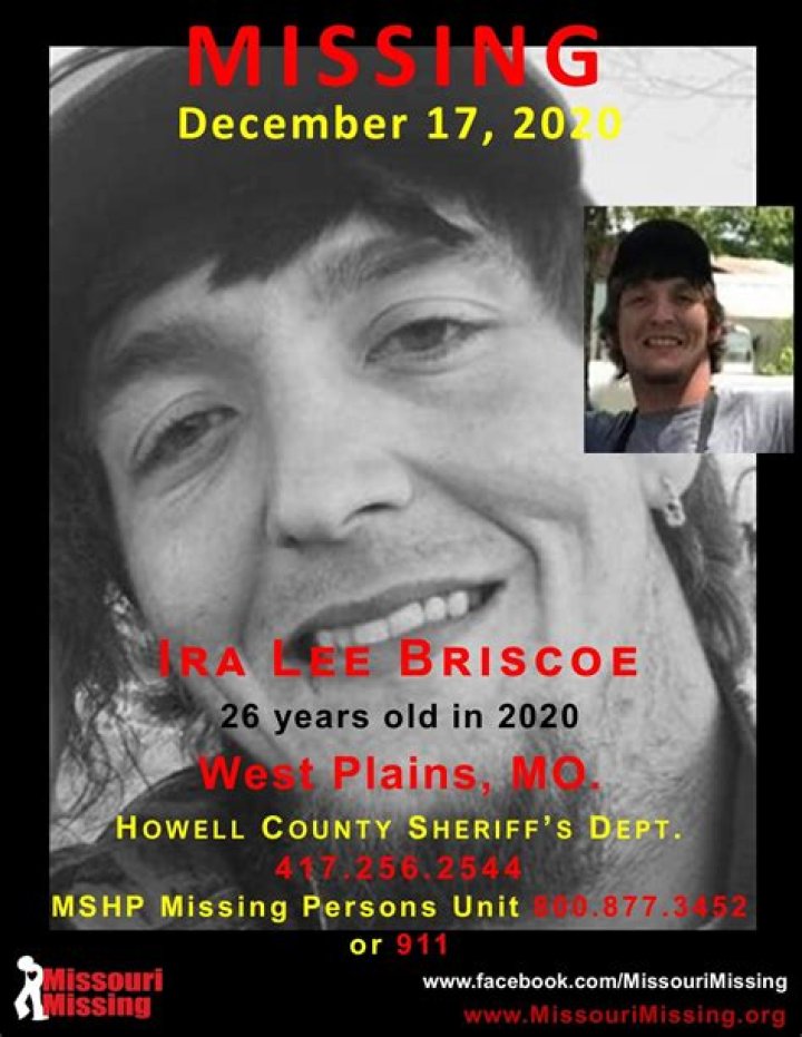 MISSING Ira Lee Briscoe Springfield Watch