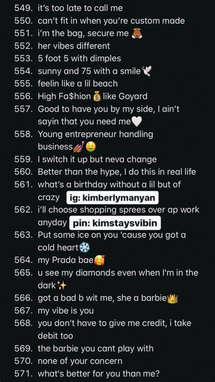 More insta captions. Ig kimberlymanyan in 2020 Witty instagram