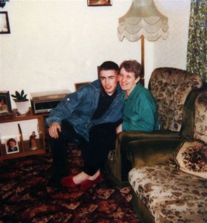 Mother and son Paul wesley