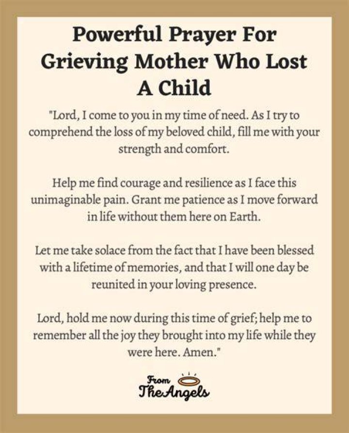 Mourning The Loss Of A Beloved Child |