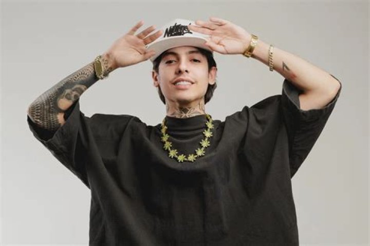 Nathanael Cano prepares for his presentation at Coachella American