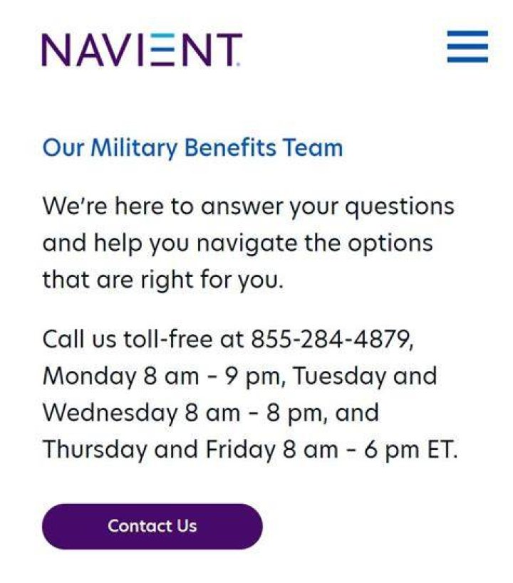 Navient Military Benefits