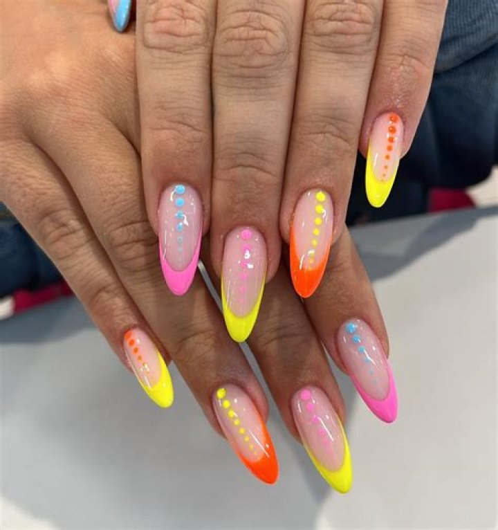 Neon nails!