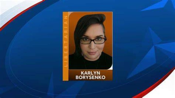 New Hampshire governor candidates Karlyn Borysenko (L)