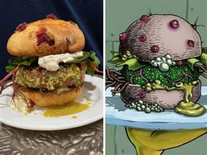 NickALive! SpongeBob Superfan Recreates The Nasty Patty And The