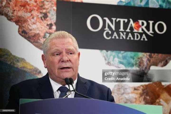 Ontario premier doug ford hires stock photography and images Alamy