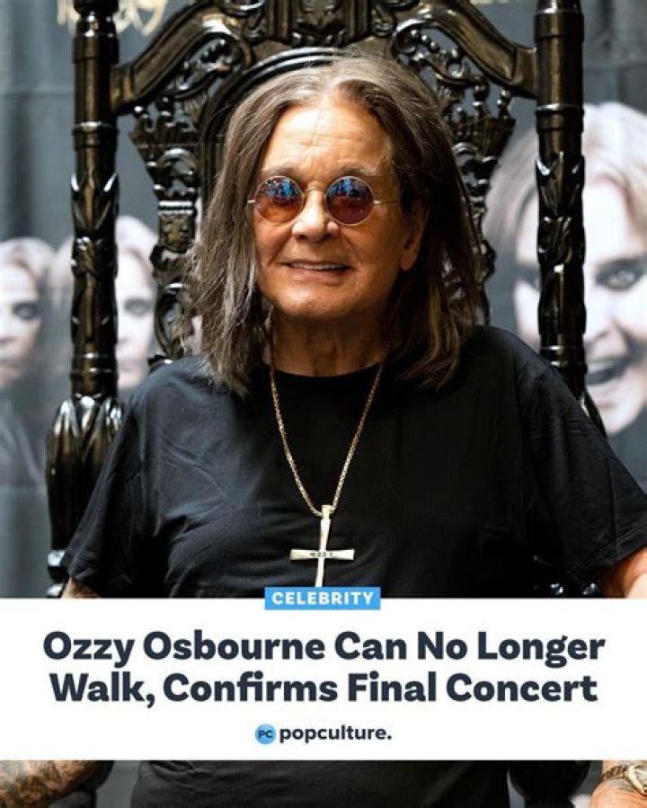 Ozzy Osbourne Can No Longer Tour Following Spinal Injury Billboard