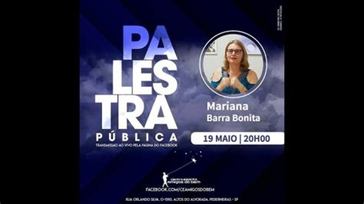 Palestra 19052020 Crise moral Mariana Barra Bonita YouTube