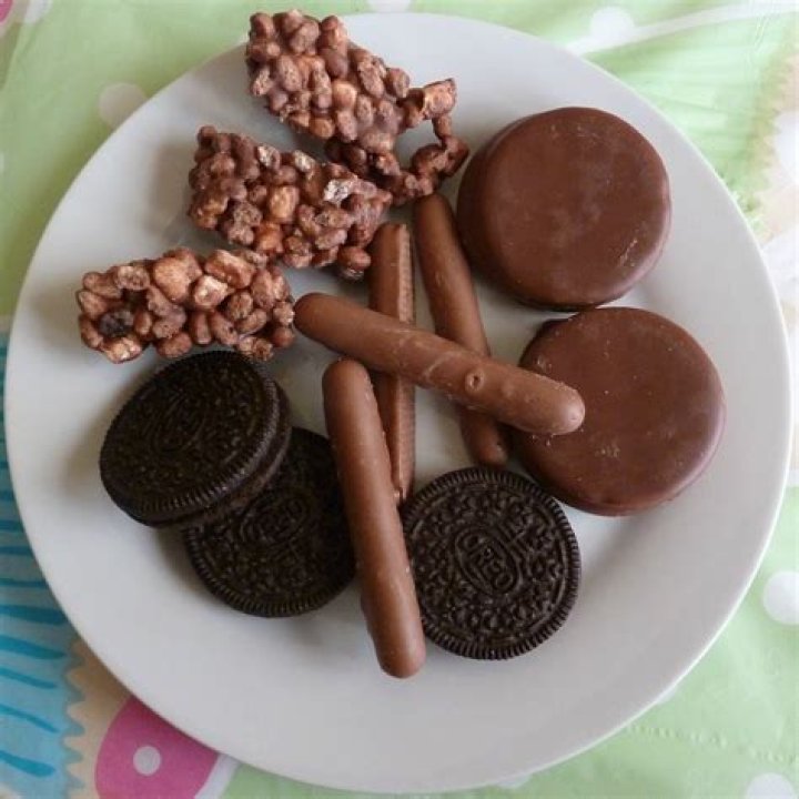 Party time brown Day 20 brown A plate of choclate goodies &hellip; Flickr