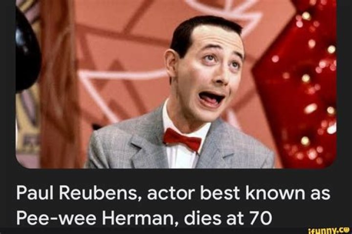 Paul Reubens, actor best known as Peewee Herman, dies at 70